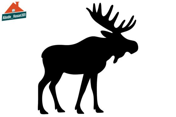 Black Moose Silhouette SVG: Graphics & Illustrations Review