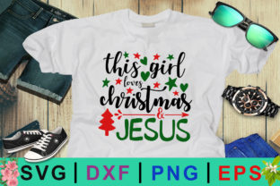 Girl Loves Christmas: A Charming Graphics Asset for Crafts