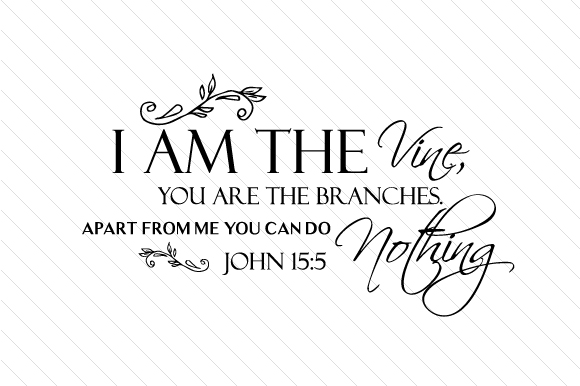 I Am the Vine: Embroidering John 15:5