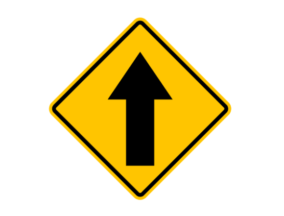 One Way Traffic Sign Graphics and Illustrations