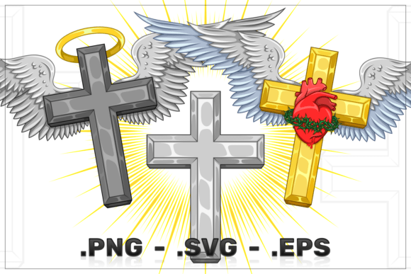 Winged Cross Graphics & Illustrations Review